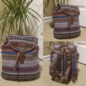 Small fabric backpack
